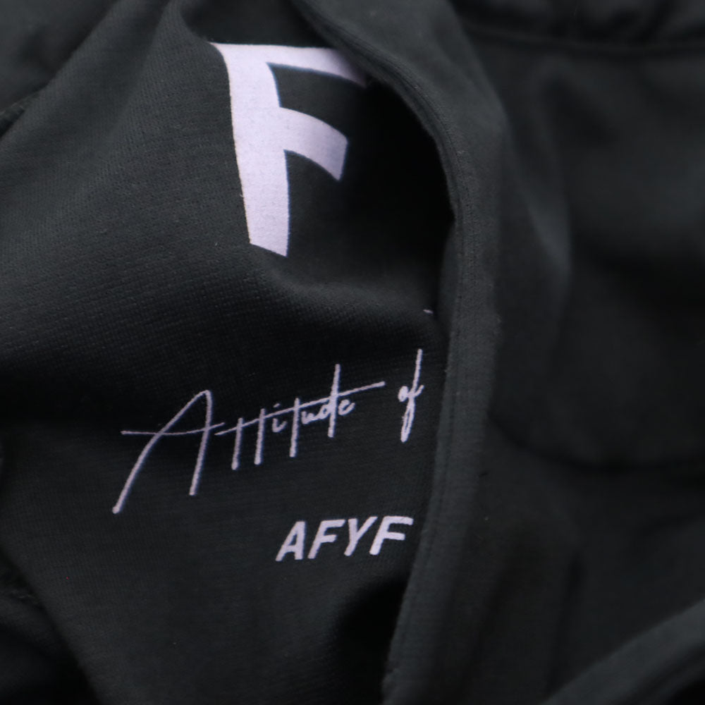 エーエフワイエフ スウェット カーゴ ハーフパンツ ブラック AFYF メンズ