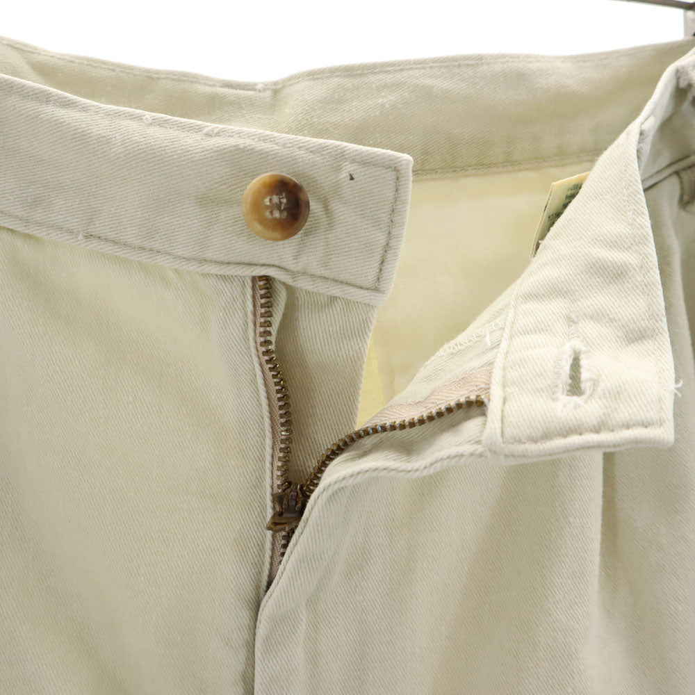 STJOHN’sBAY セントジョンズベイ 90s オールド チノショートパンツ w32 アイボリー系 メンズ