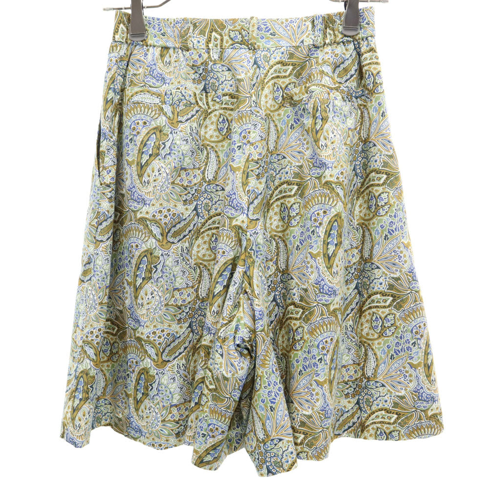 クリスチャンディオール 90s オールド 総柄 ショートパンツ M ブルー 他 Christian Dior レディース