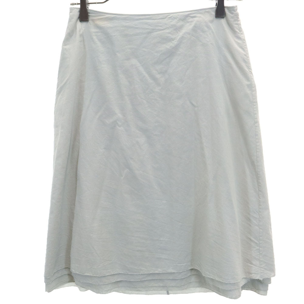 JIL SANDER ジルサンダー イタリア製 ミディ丈 タイトスカート 32 グレー レディース
