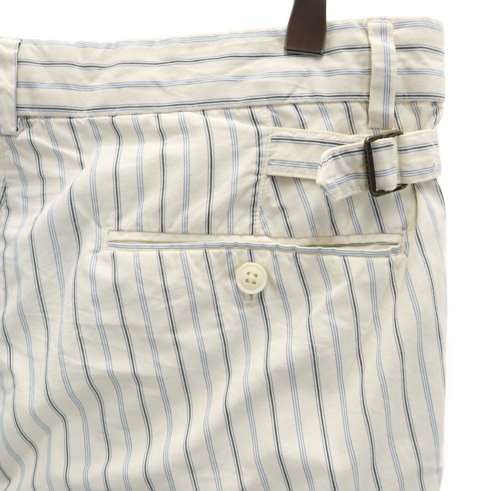 ポロバイラルフローレン ストライプ柄 ショートパンツ W32 ホワイト系 Polo by Ralph Lauren メンズ