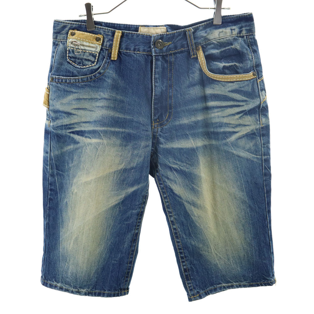 ロリータジーンズ デニムショートパンツ W34 インディゴブルー LOLITA JEANS レディース