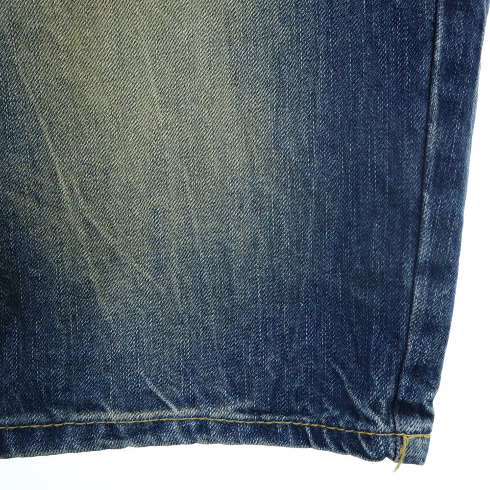 ロリータジーンズ デニムショートパンツ W34 インディゴブルー LOLITA JEANS レディース