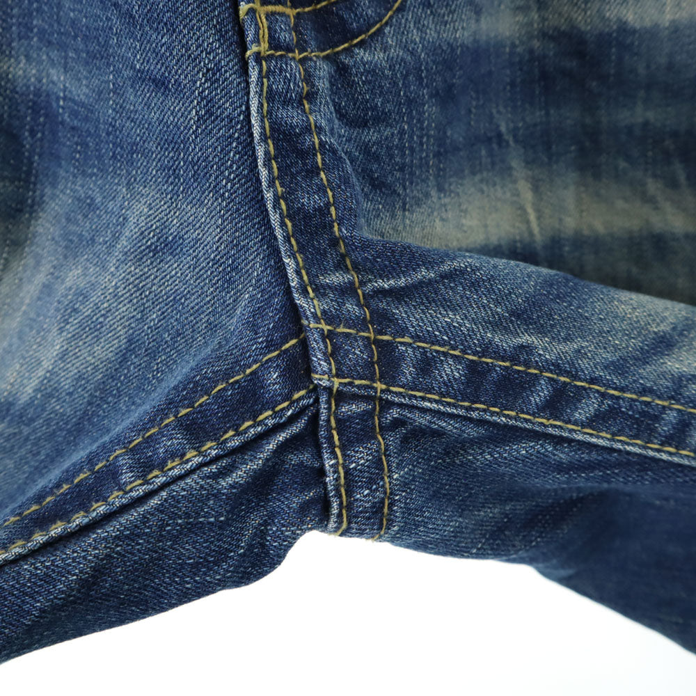 ロリータジーンズ デニムショートパンツ W34 インディゴブルー LOLITA JEANS レディース