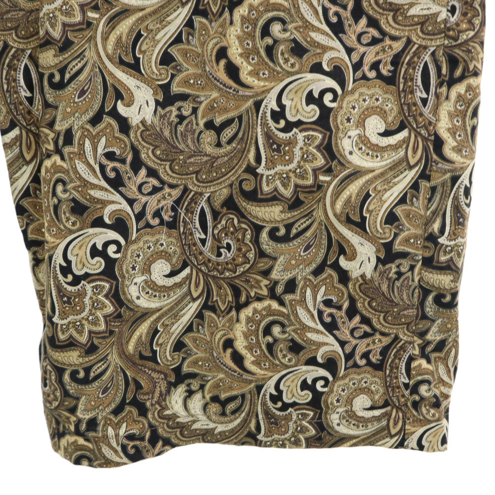 ダブル ペイズリー柄 ショートパンツ 46 ブラウン系 DOWBL メンズ