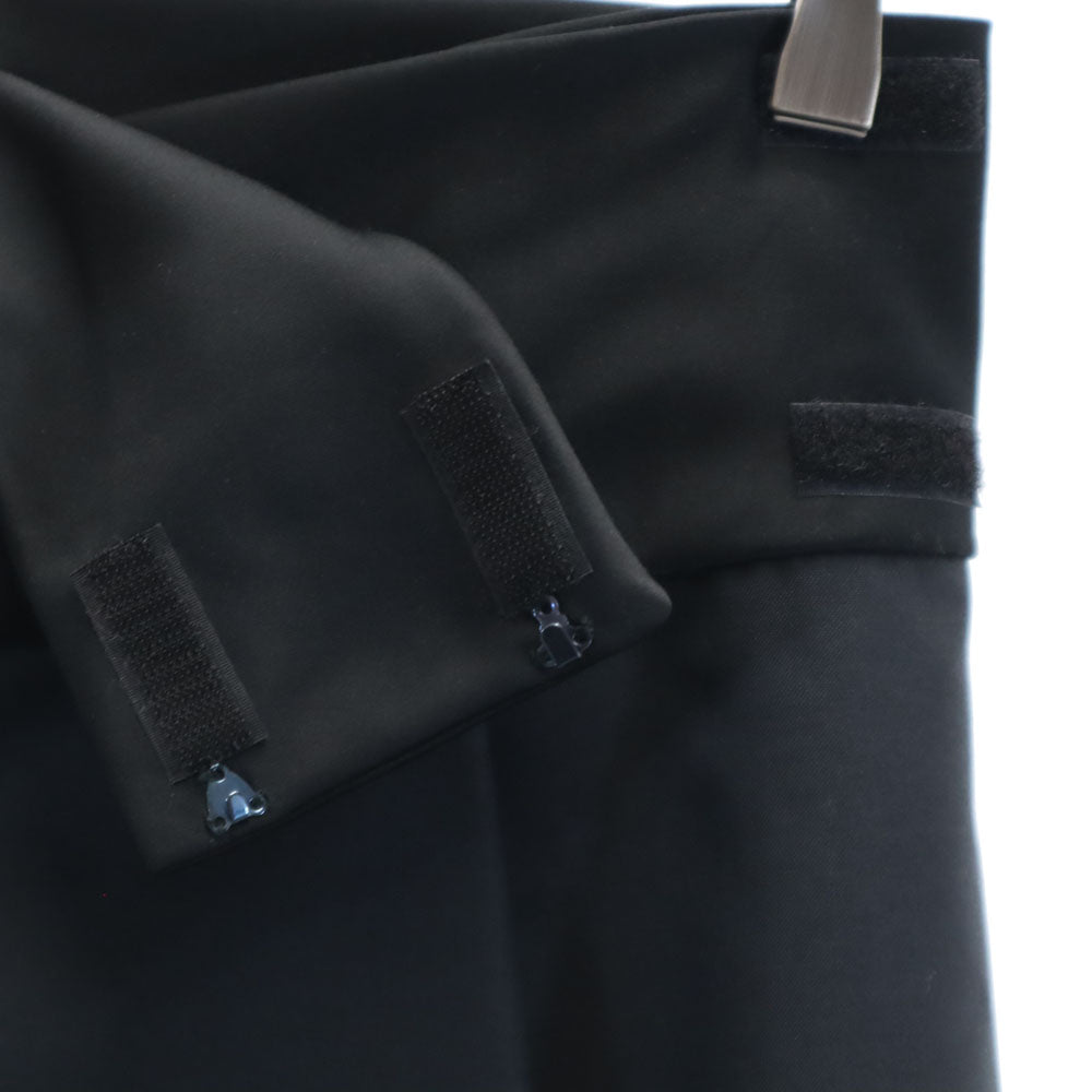 YVES SAINT LAURENT イヴサンローラン 80s 90s フランス製 シルクブレンド オールド ミディ丈 スカート 36 ブラック レディース