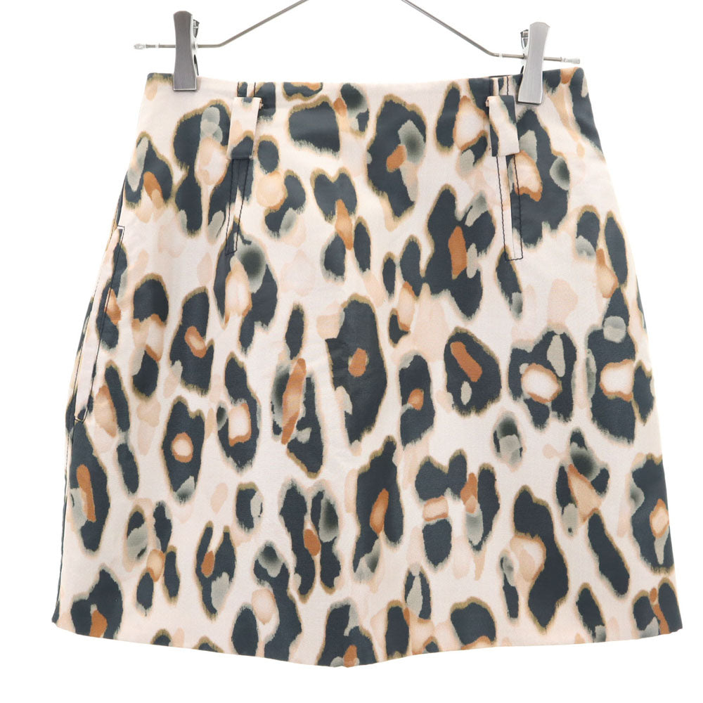 レッドヴァレンティノ レオパード柄 ミニ丈 タイトスカート 40 ベージュ系 RED VALENTINO レディース