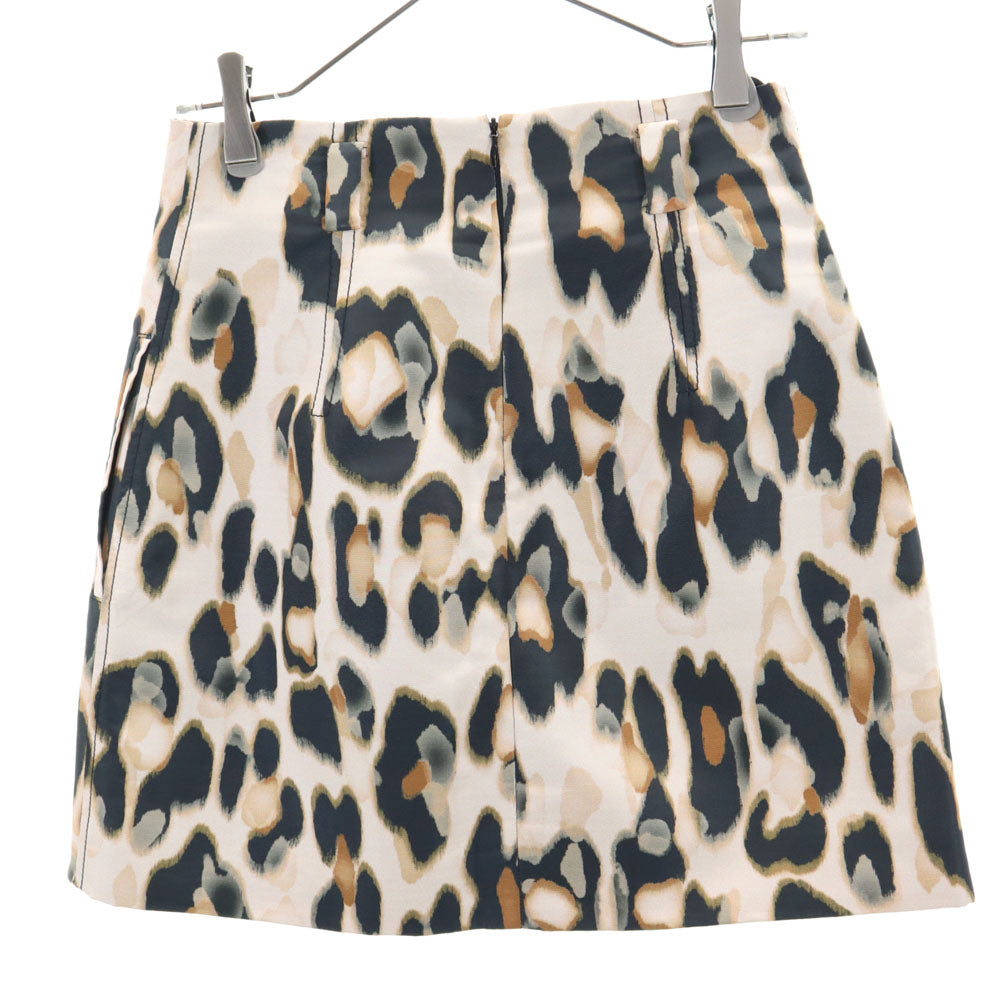 レッドヴァレンティノ レオパード柄 ミニ丈 タイトスカート 40 ベージュ系 RED VALENTINO レディース