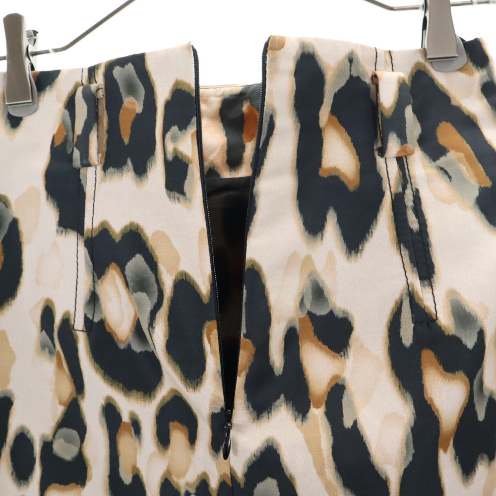 レッドヴァレンティノ レオパード柄 ミニ丈 タイトスカート 40 ベージュ系 RED VALENTINO レディース