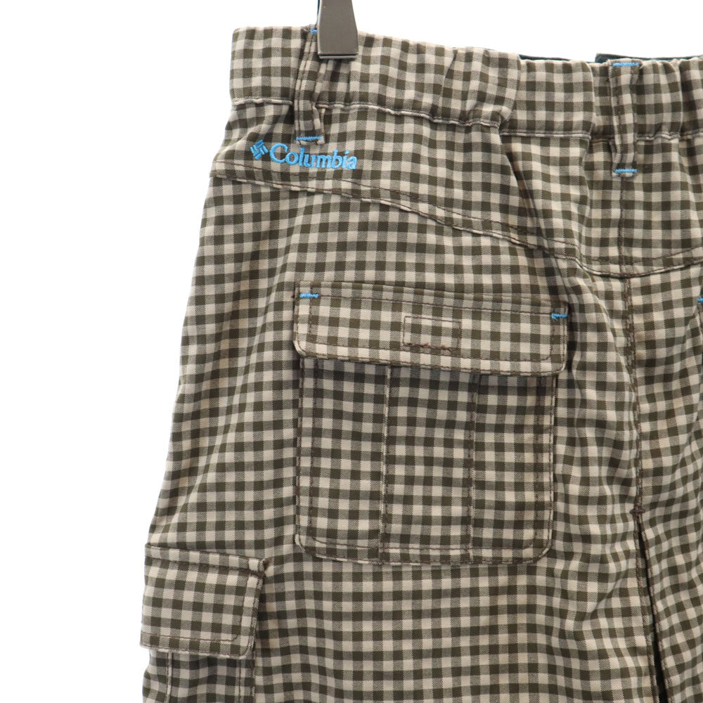 コロンビア アウトドア チェック柄 カルガリークリークキュロット ショートパンツ M ブラウン Columbia レディース