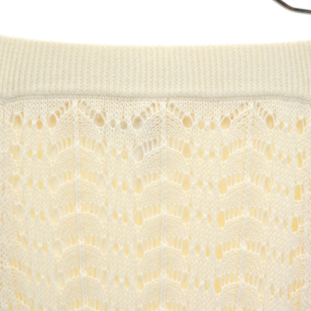 furfur ファーファー リネンブレンド ニット ロングスカート F アイボリー系 ウエストゴム レディース