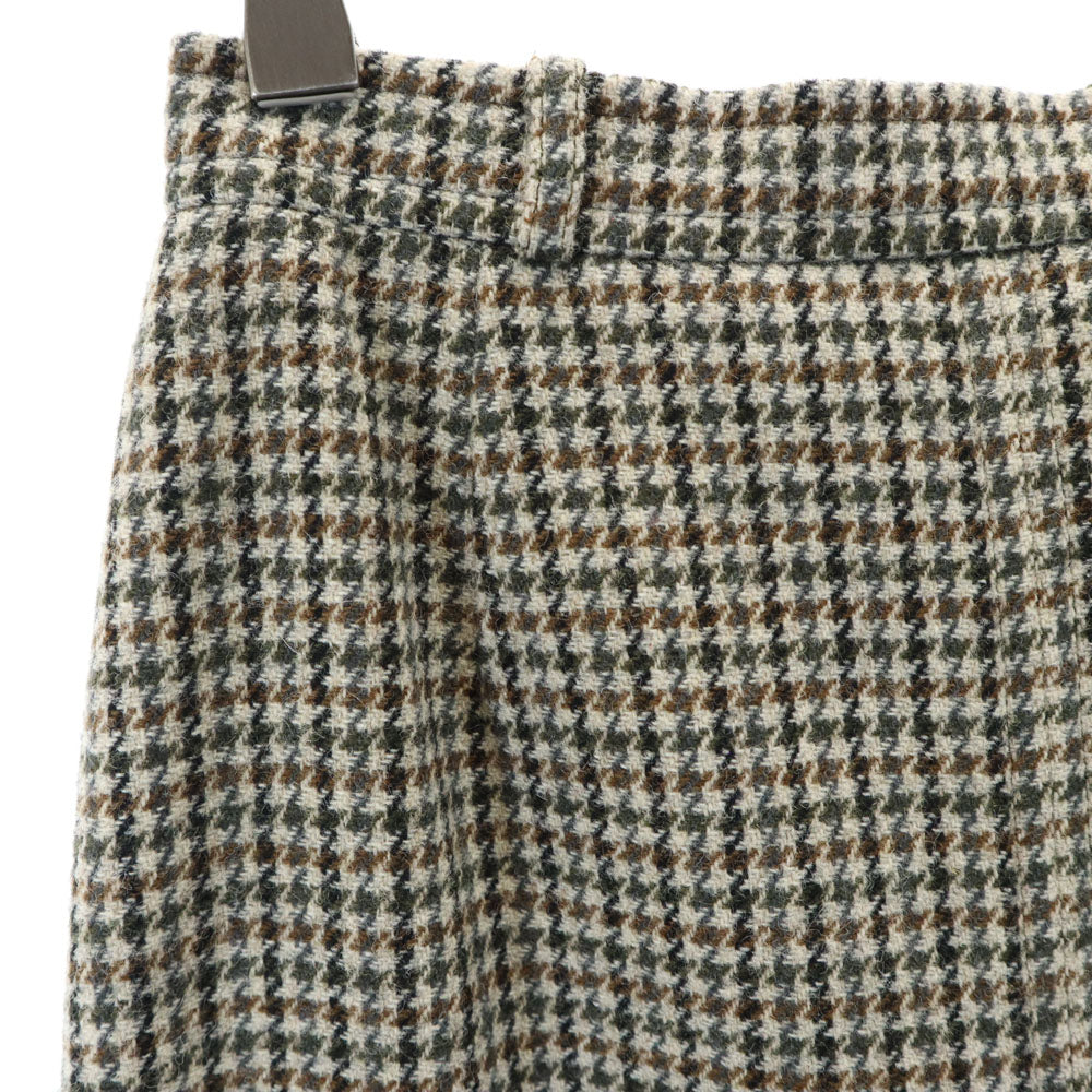 Burberrys バーバリーズ 90s ウール オールド 千鳥柄 ミモレ丈 スカート 005AB2 ブラウン系 レディース