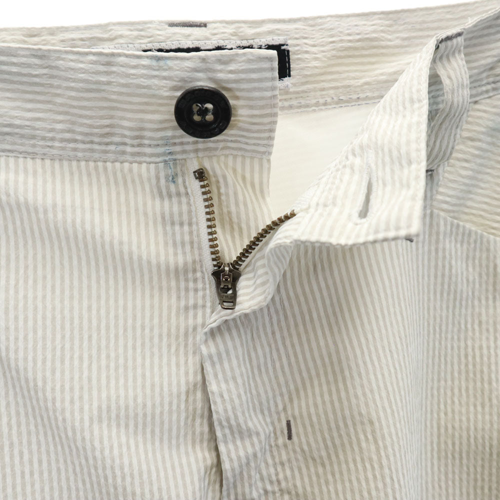 オークリー ボーダー柄 ショートパンツ w36 グレー系 OAKLEY ビックサイズ メンズ