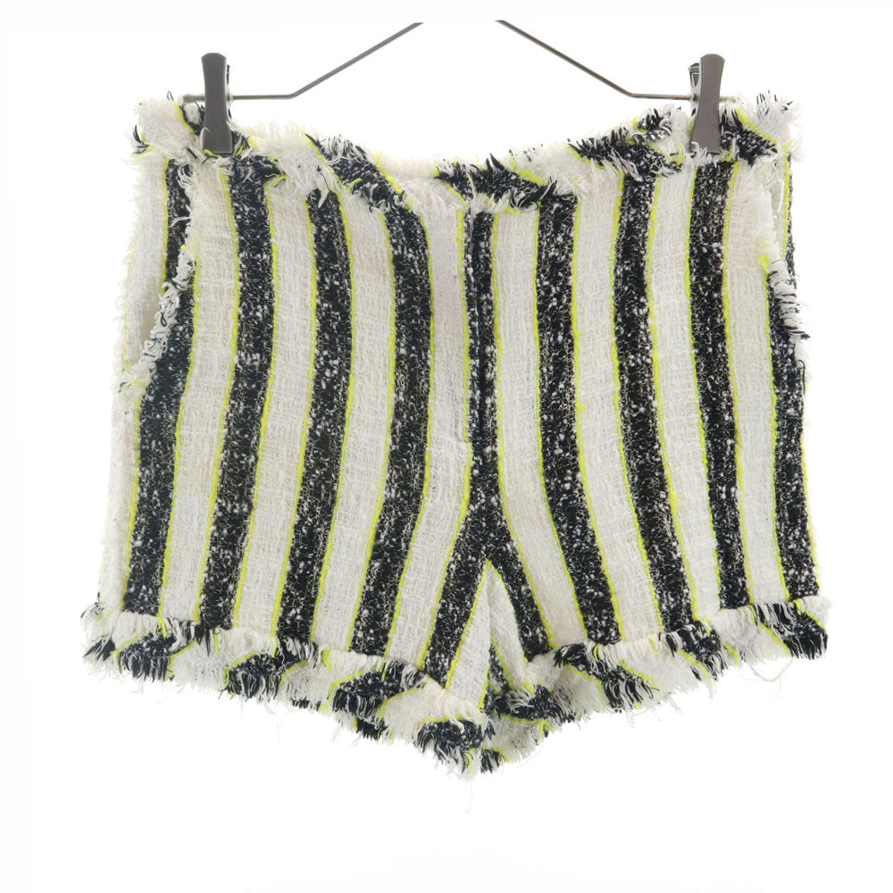 MSGM エムエスジーエム イタリア製 ストライプ柄 ツイード ショートパンツ 40 ホワイト 他 メンズ