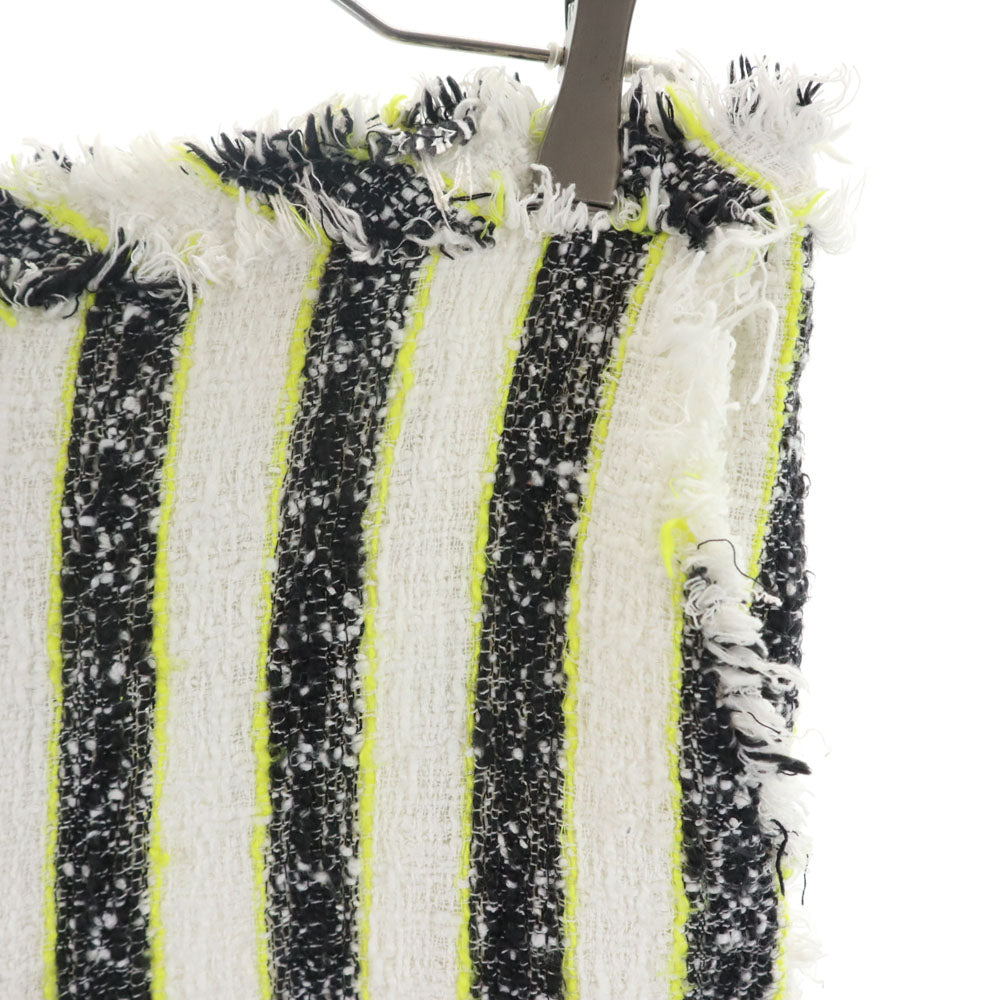 MSGM エムエスジーエム イタリア製 ストライプ柄 ツイード ショートパンツ 40 ホワイト 他 メンズ