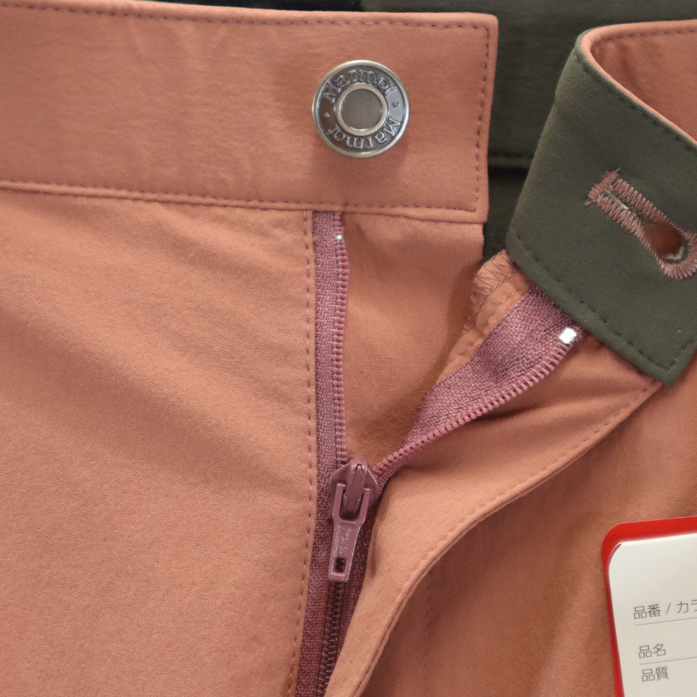 未使用 マーモット アウトドア デサント製 ハーフパンツ L ダスティーピンク系 MARMOT ショート W'S ACT EASY HALF PANT レディース