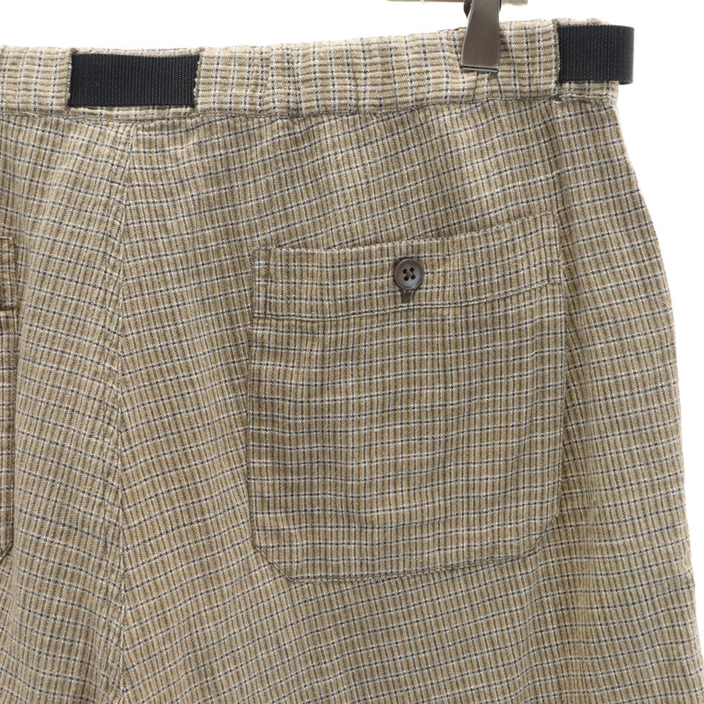 ヘリーハンセン チェック柄 ハーフパンツ XL ブラウン HELLY HANSEN メンズ