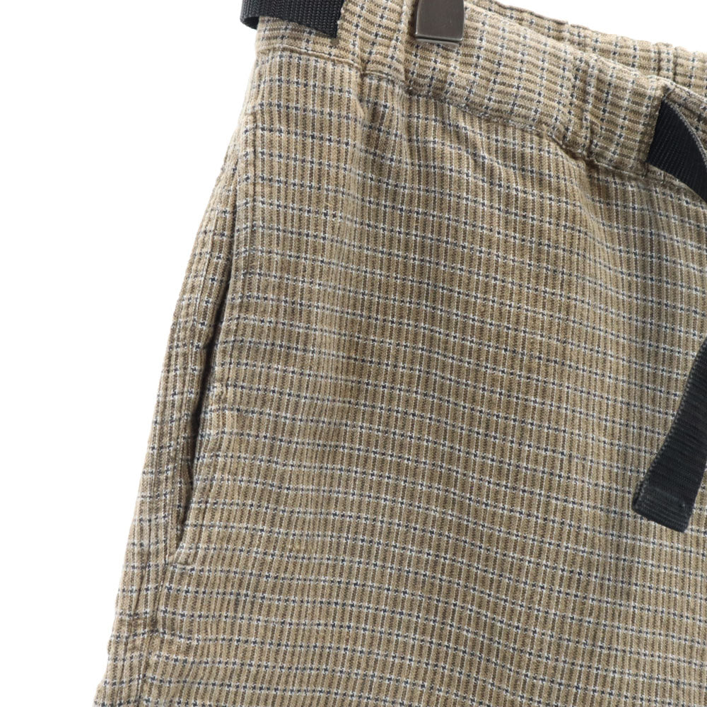 ヘリーハンセン チェック柄 ハーフパンツ XL ブラウン HELLY HANSEN メンズ