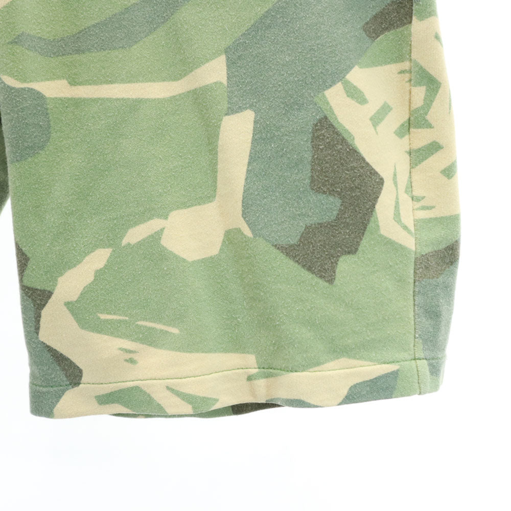 エクストララージ カモフラ柄 スウェット ハーフパンツ L グリーン系 XLARGE 迷彩 ショート メンズ