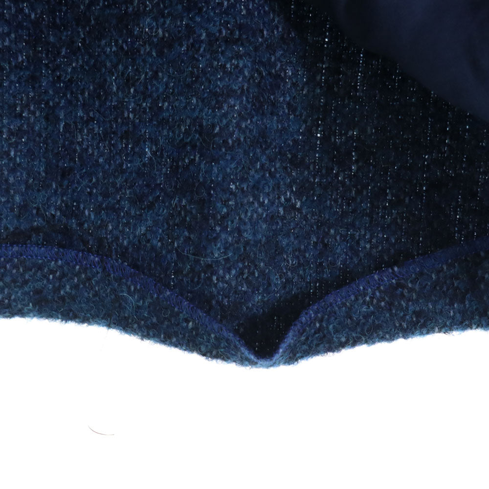 SEE BY CHLOE シーバイクロエ ウールブレンド ミニスカート 40 ネイビー ウエストゴム レディース