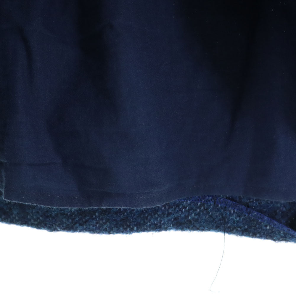 SEE BY CHLOE シーバイクロエ ウールブレンド ミニスカート 40 ネイビー ウエストゴム レディース