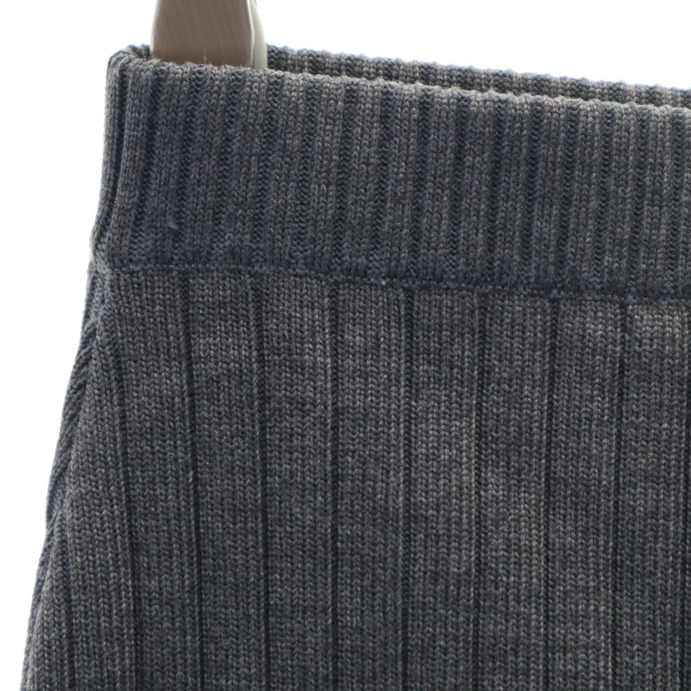 MACKINTOSH PHILOSOPHY マッキントッシュフィロソフィー 三陽商会 ウールブレンド ニット ミディスカート 36 グレー系 レディース
