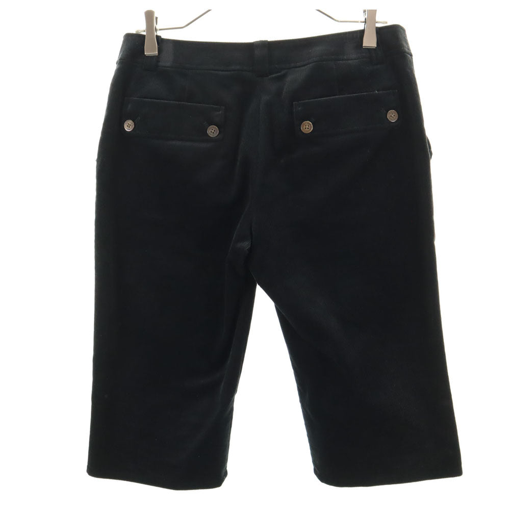 BURBERRY GOLF バーバリーゴルフ コーデュロイ ハーフパンツ 11 ブラック レディース
