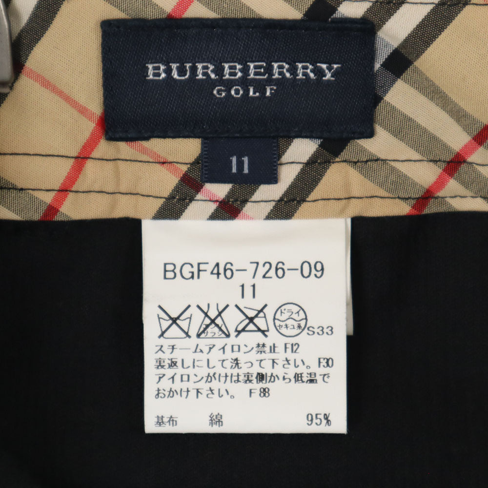 BURBERRY GOLF バーバリーゴルフ コーデュロイ ハーフパンツ 11 ブラック レディース