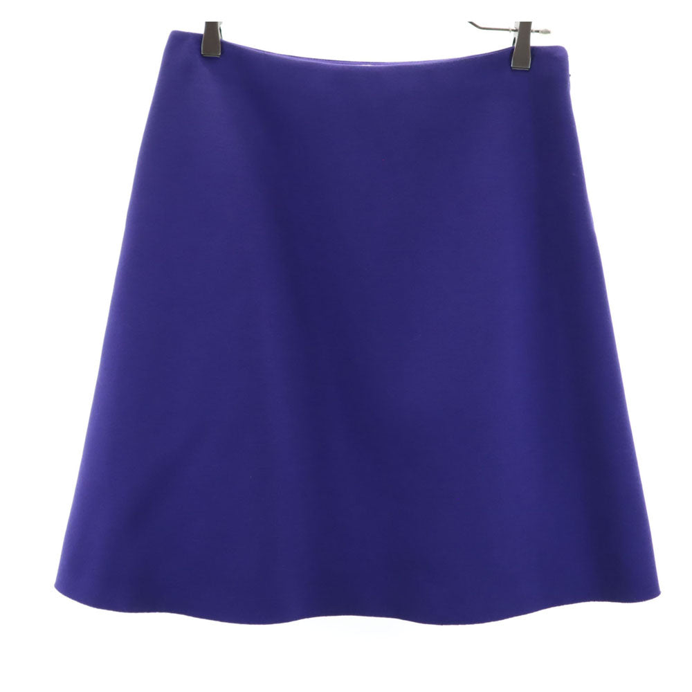 MARNI マルニ イタリア製 ボンディング ミディスカート 40 パープル レディース