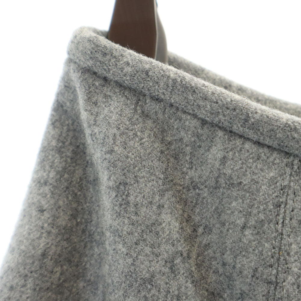 ジバンシィ 90s 日本製 ウールブレンド オールド ミディスカート 38 グレー GIVENCHY BOUTIQUES レディース