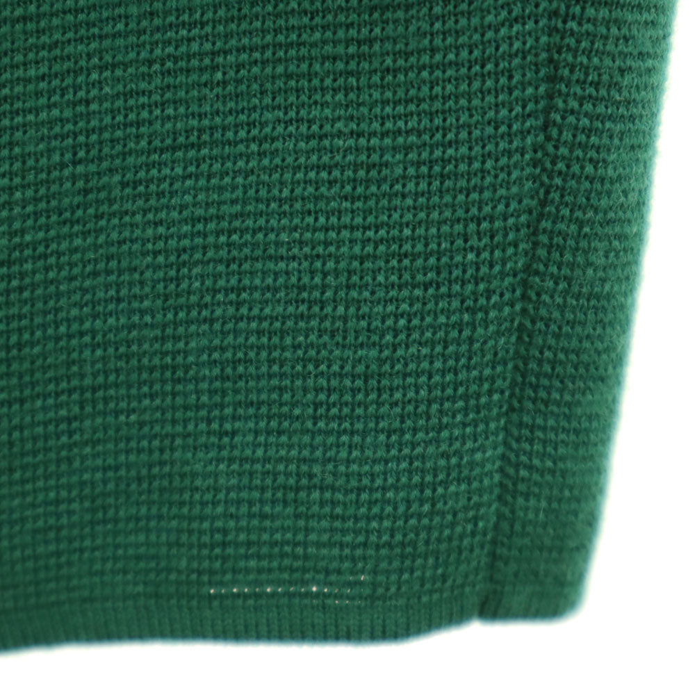 YVES SAINT LAURENT イヴサンローラン 90s オールド ミディ丈 ニット タイトスカート 7号 グリーン レディース