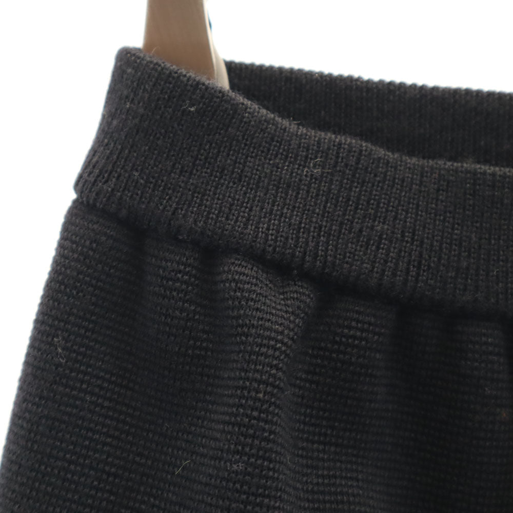 YVES SAINT LAURENT イヴサンローラン 90s オールド ミディ丈 ニット タイトスカート 7号 ブラック レディース