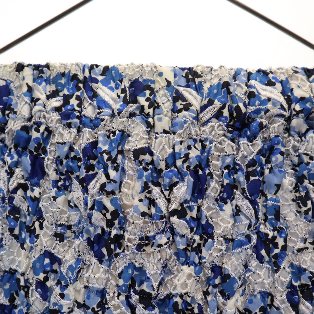 Sacai サカイ 日本製 花柄 総レース 膝丈スカート 2 ホワイト 他 レディース