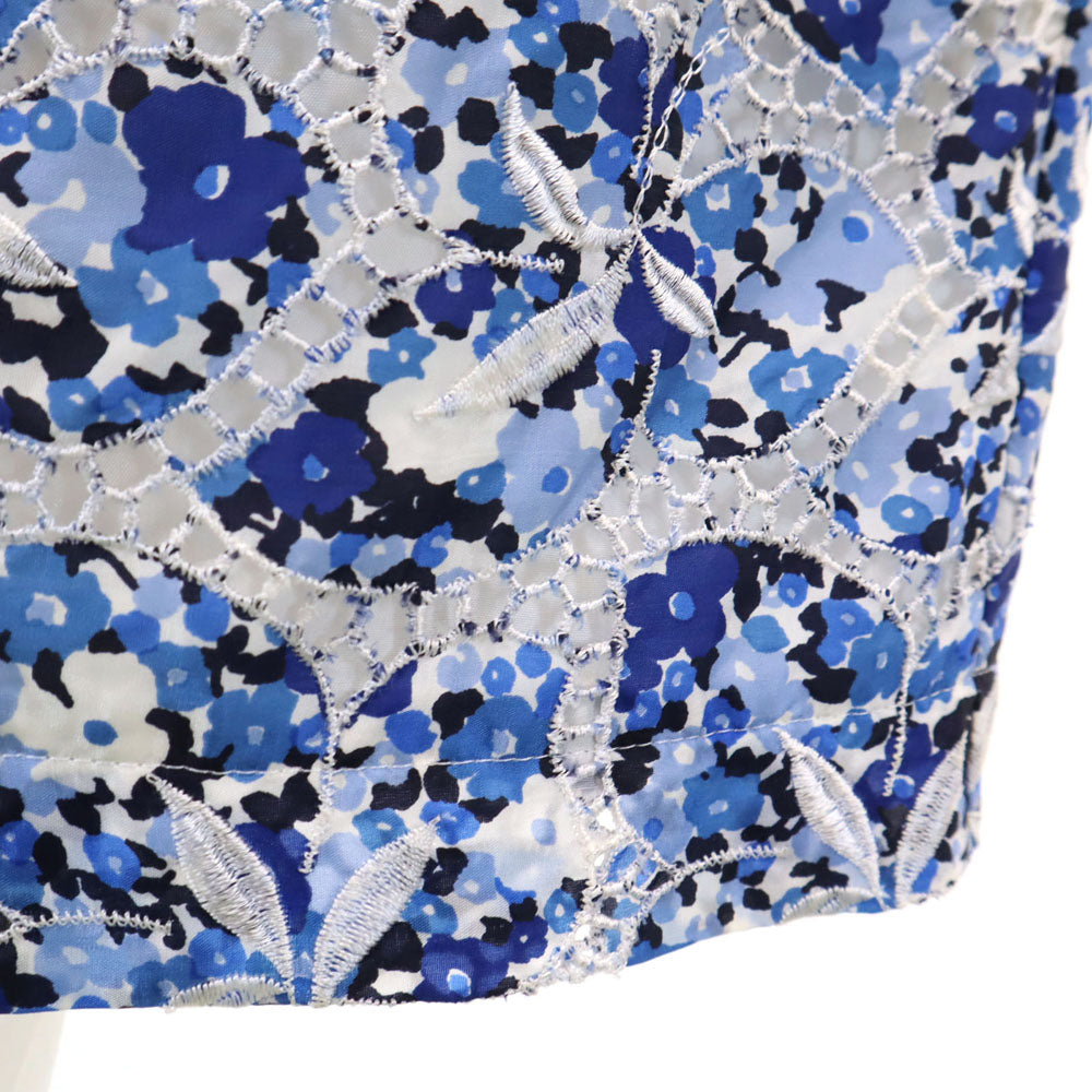 Sacai サカイ 日本製 花柄 総レース 膝丈スカート 2 ホワイト 他 レディース