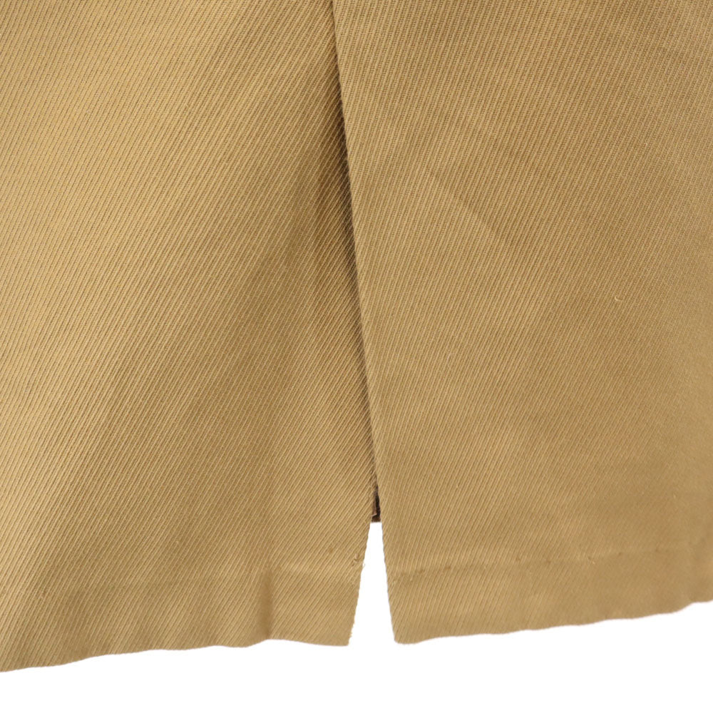 Salvatore Ferragamo サルヴァトーレフェラガモ 90s イタリア製 オールド ミディ丈 タイトスカート 42 ベージュブラウン レディース