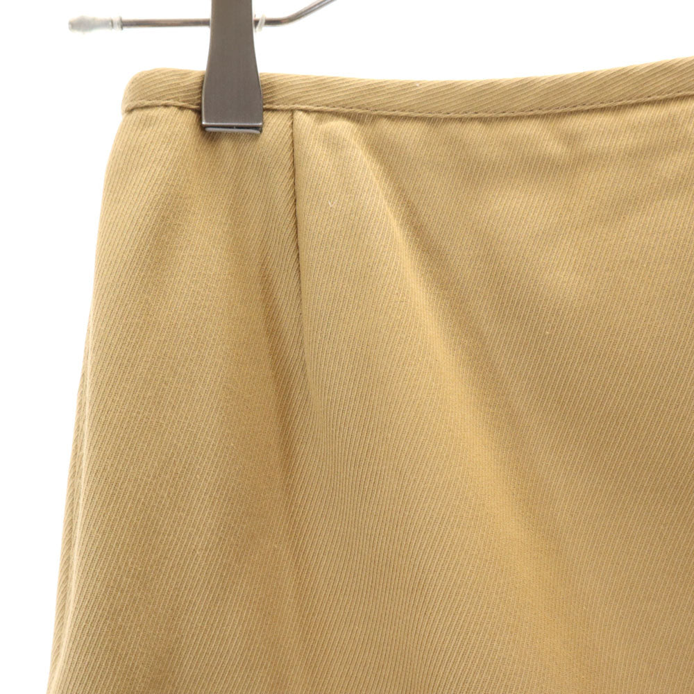 Salvatore Ferragamo サルヴァトーレフェラガモ 90s イタリア製 オールド ミディ丈 タイトスカート 42 ベージュブラウン レディース