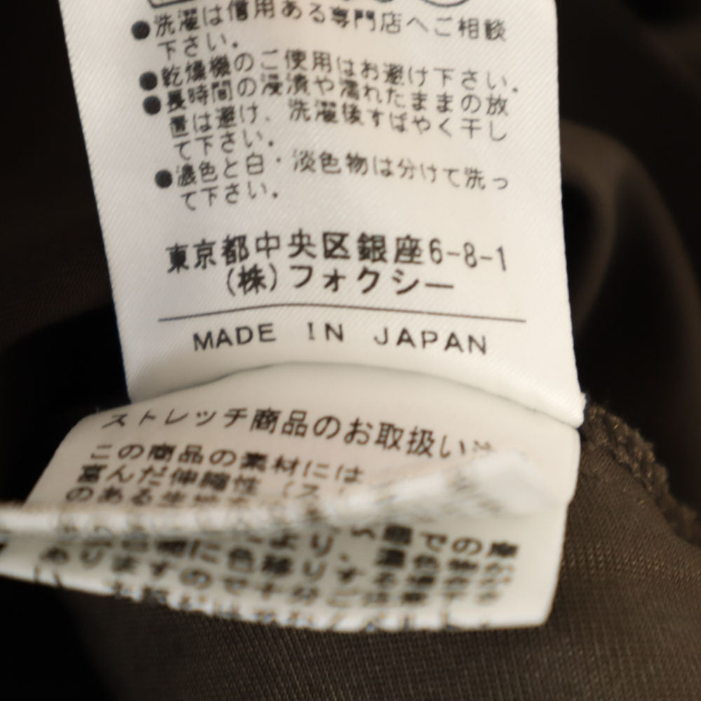 FOXEY NEW YORK フォクシーニューヨーク 日本製 ミディ丈 プリーツスカート 40 ブラウン レディース