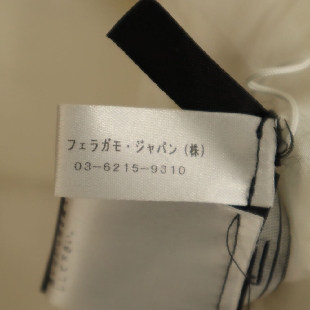 Salvatore Ferragamo サルヴァトーレフェラガモ ミディ丈 タイトスカート 40 ホワイト レディース