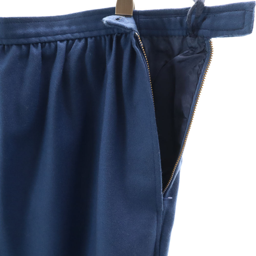 YVES SAINT LAURENT イヴサンローラン 90s フランス製 オールド ミモレ丈 タイトスカート 44 青紺 TRICOT レディース