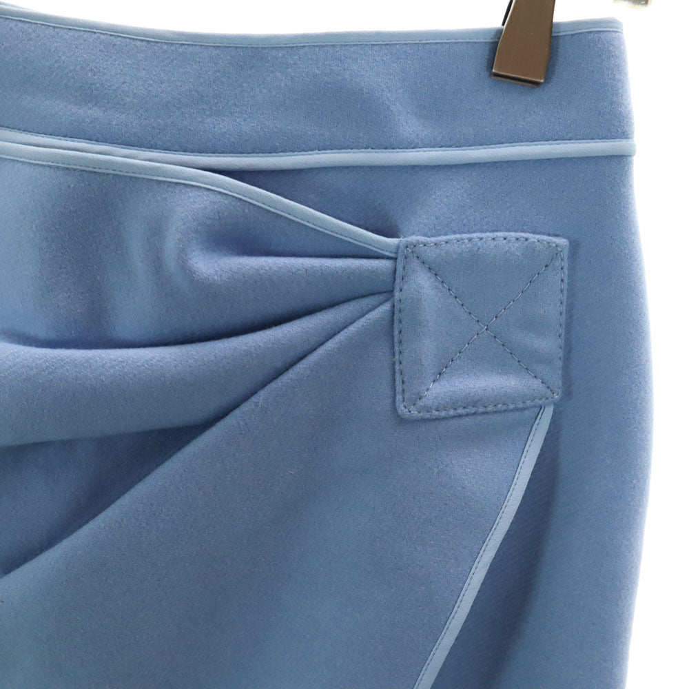 未使用 N°21 ヌメロ ヴェントゥーノ ウールブレンド ミニスカート 38 ブルーパープル レディース