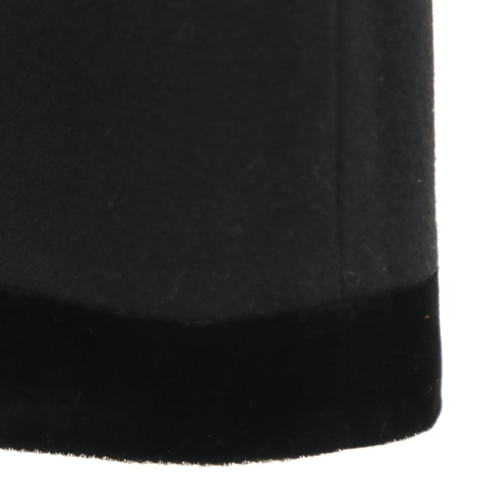 courreges クレージュ ウール100% ミディ丈 スカート 38 黒 レディース