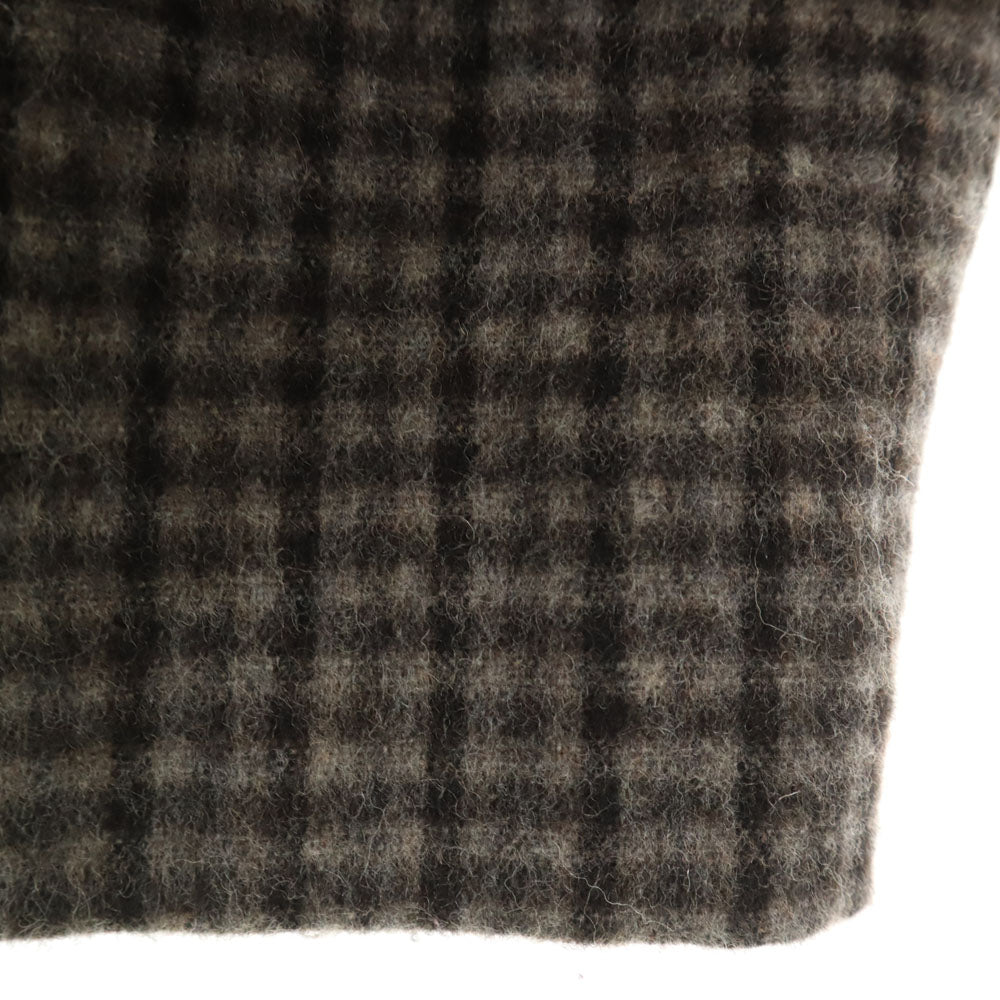 MOSCHINO モスキーノ イタリア製 ウール チェック柄 ミディ丈 タイトスカート 40 グレー 他 レディース