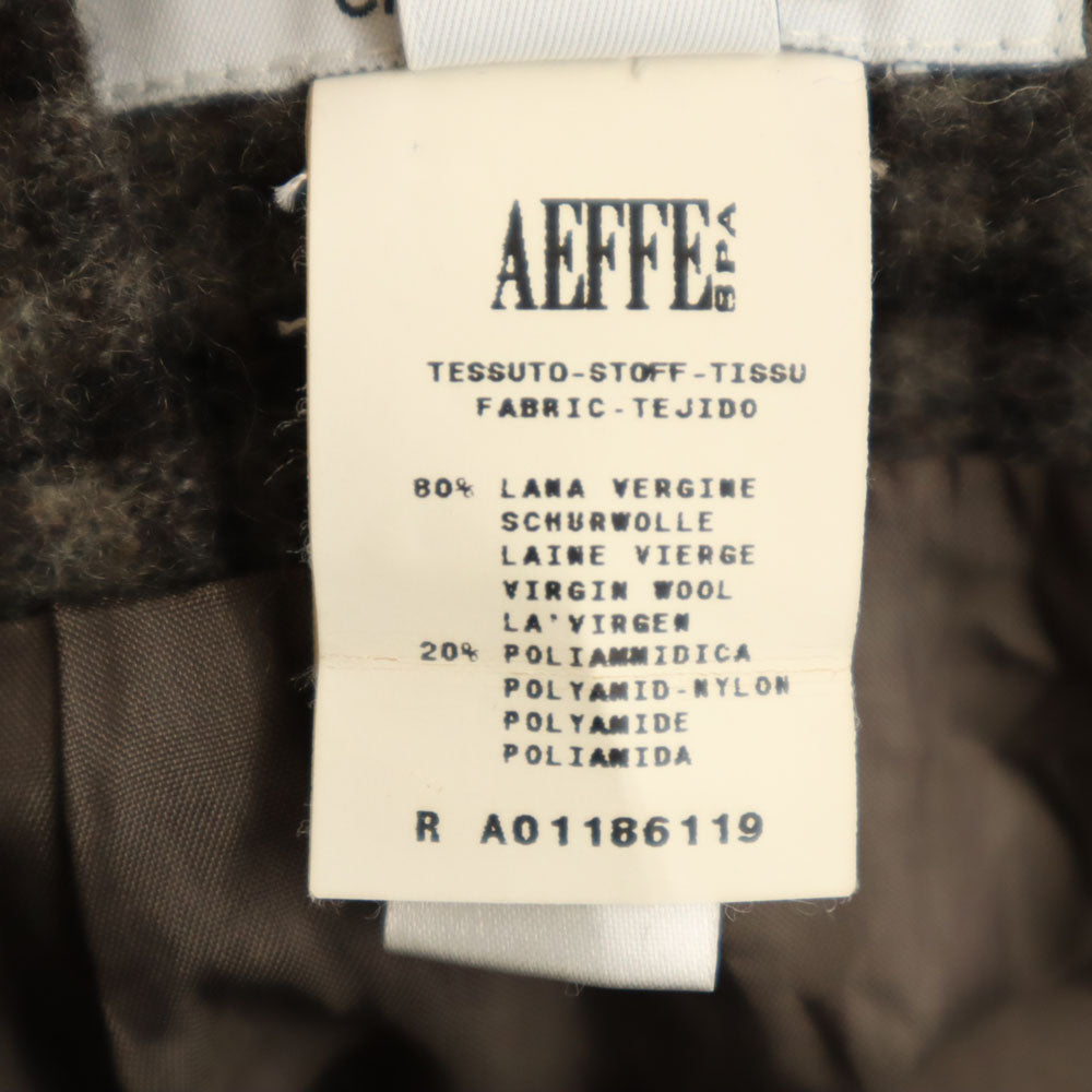 MOSCHINO モスキーノ イタリア製 ウール チェック柄 ミディ丈 タイトスカート 40 グレー 他 レディース