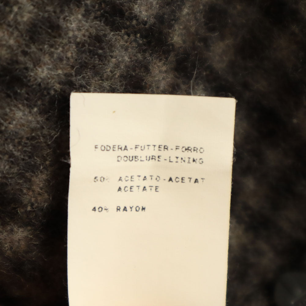 MOSCHINO モスキーノ イタリア製 ウール チェック柄 ミディ丈 タイトスカート 40 グレー 他 レディース