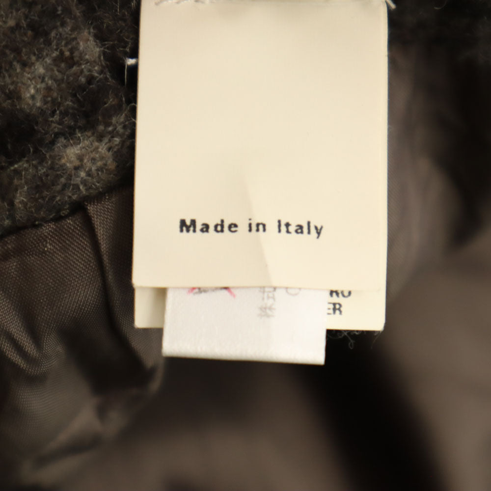 MOSCHINO モスキーノ イタリア製 ウール チェック柄 ミディ丈 タイトスカート 40 グレー 他 レディース