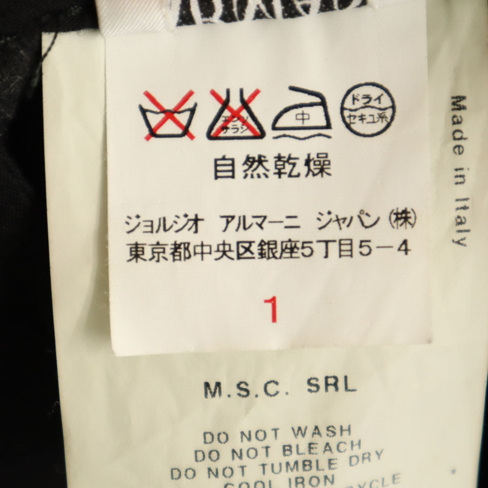 ARMANI COLLEZIONI アルマーニコレッツォーニ イタリア製 ウール ミディ丈 タイトスカート 40 グレー レディース