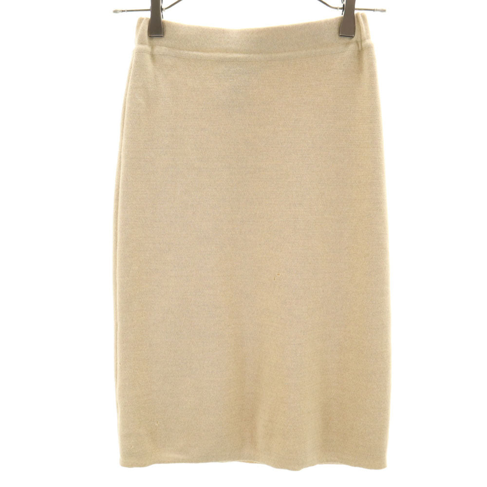 Christian Dior BOUTIQUE クリスチャンディオール ブティック 90s オールド ミディ丈 ニット タイトスカート ベージュ レディース