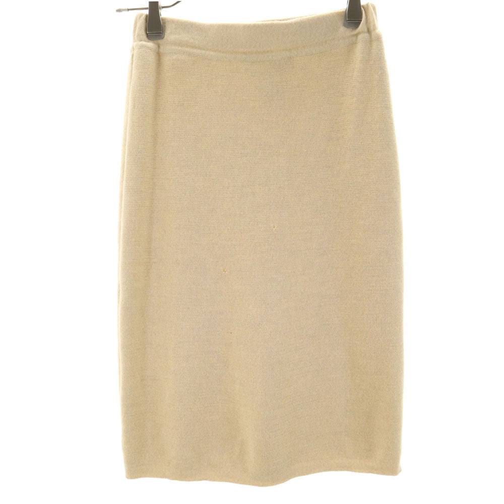 Christian Dior BOUTIQUE クリスチャンディオール ブティック 90s オールド ミディ丈 ニット タイトスカート ベージュ レディース