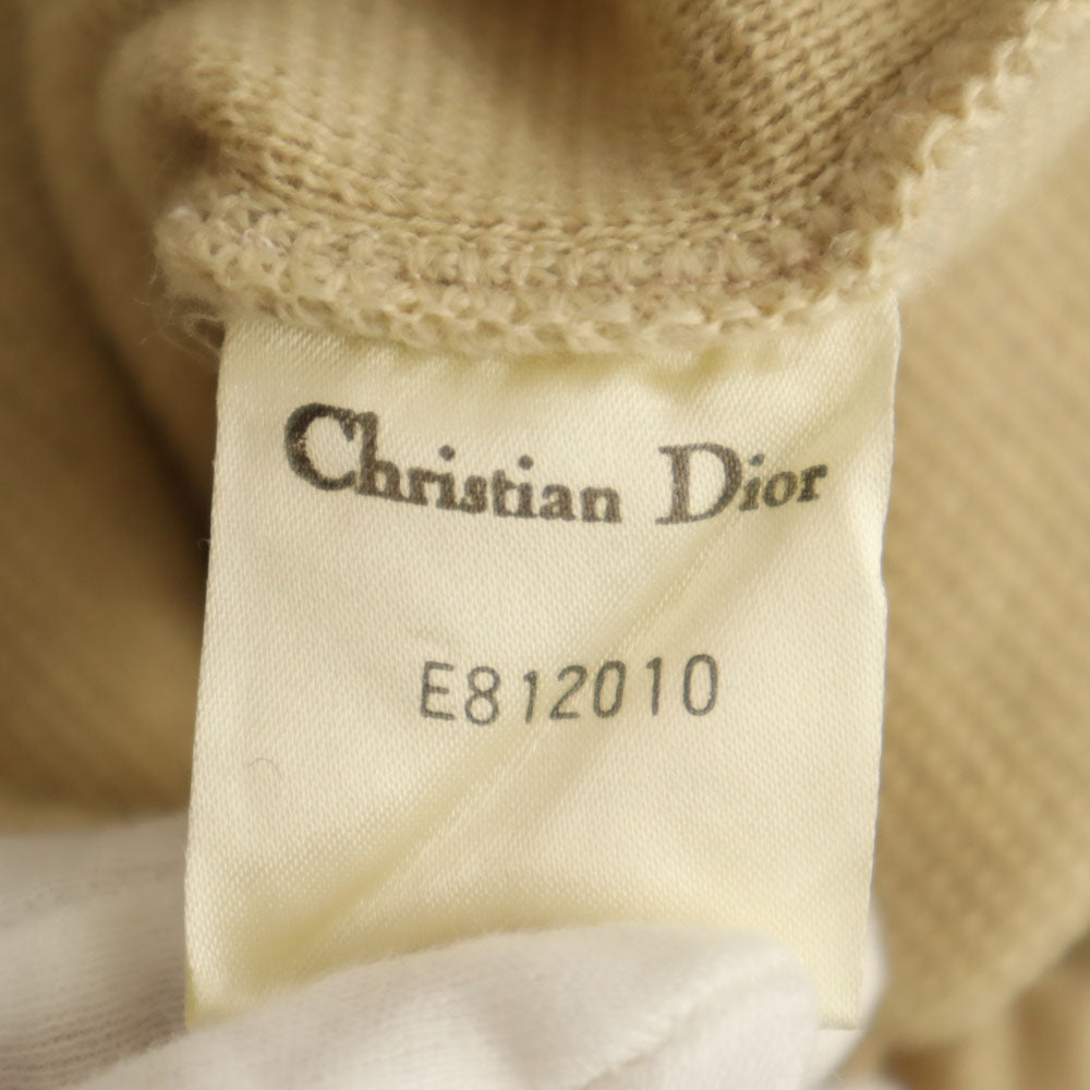 Christian Dior BOUTIQUE クリスチャンディオール ブティック 90s オールド ミディ丈 ニット タイトスカート ベージュ レディース