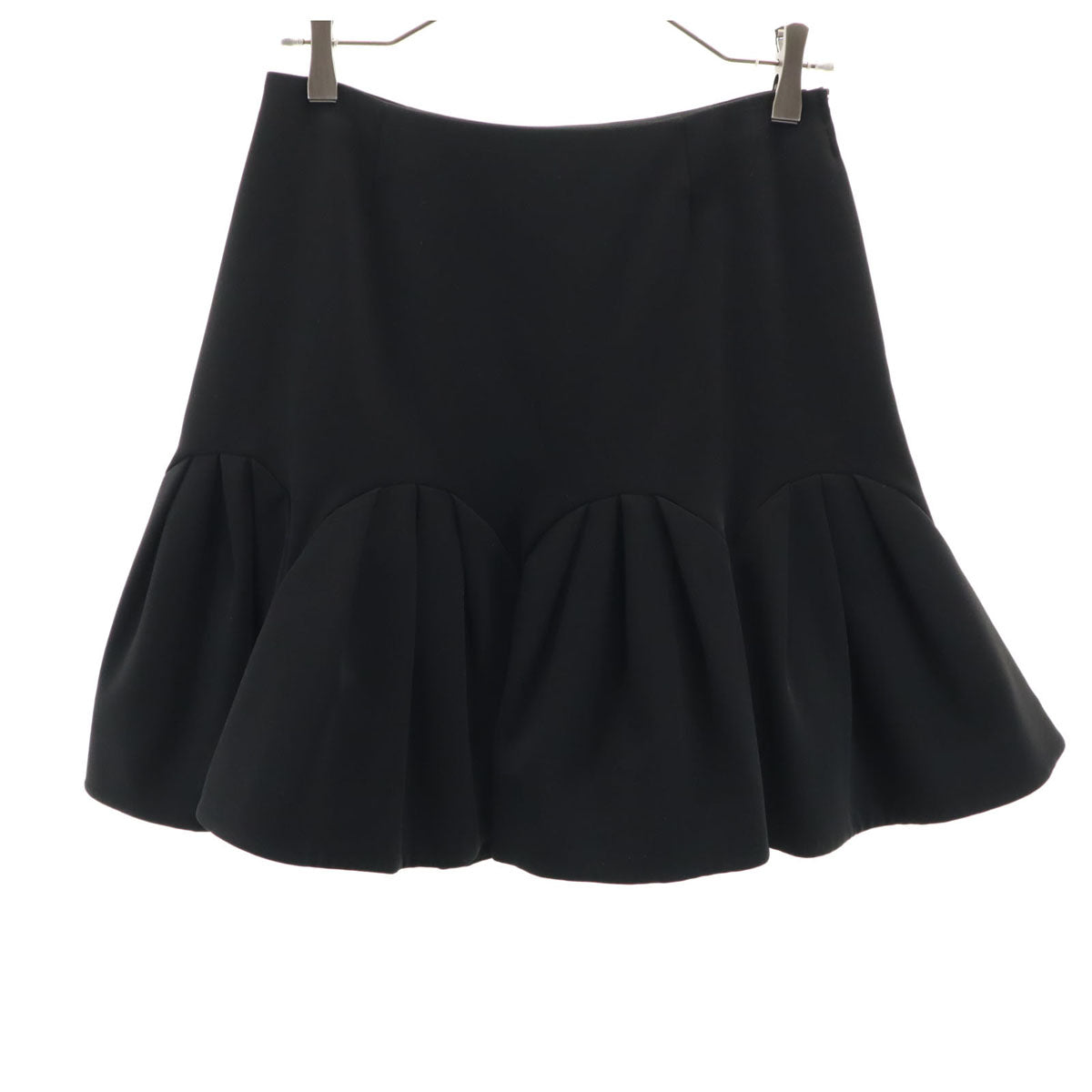 FOXEY NEW YORK フォクシーニューヨーク 日本製 ミディスカート 40 ブラック レディース